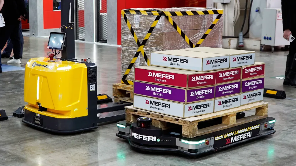 Логистические роботы от производителя и интегратора роботизированнных решений MEFERI