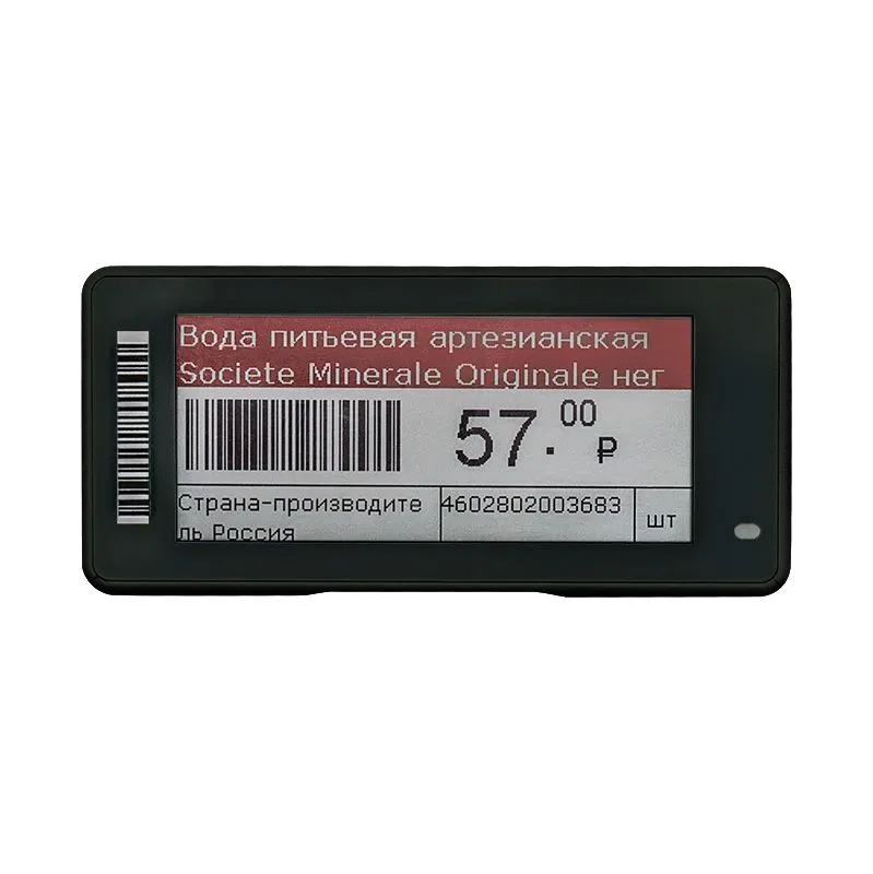 Электронный ценник Meferi label / 2.9'' / black / E-ink / 296*128 / 4 colour / BLE / CR2450 / slim / LabelB Электронный ценник Meferi label / 2.9'' / black / E-ink / 296*128 / 4 colour / BLE / CR2450 / slim / LabelB