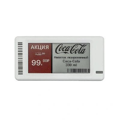 Электронный ценник Meferi label / 2.13'' / white / E-ink / 250*122 / 4 colour / BLE / CR2450 / LabelA