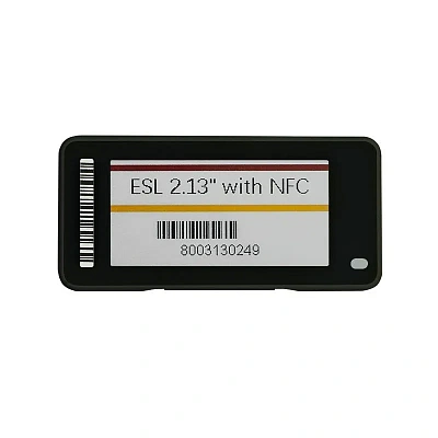 Электронный ценник Meferi label / 2.13'' / black / E-ink / 250*122 / 4 colour / BLE / CR2450 / slim / LabelB